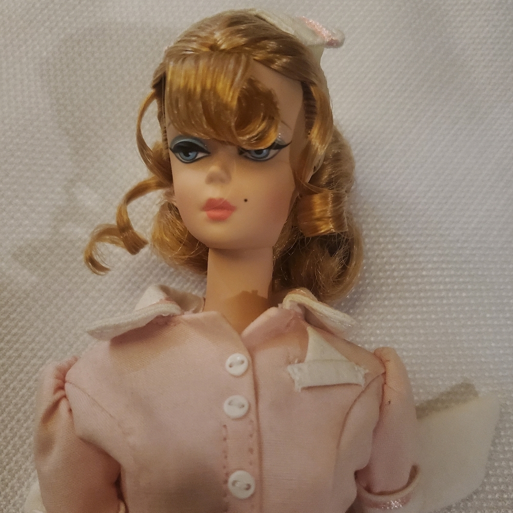 Barbie silkstone waitress doll